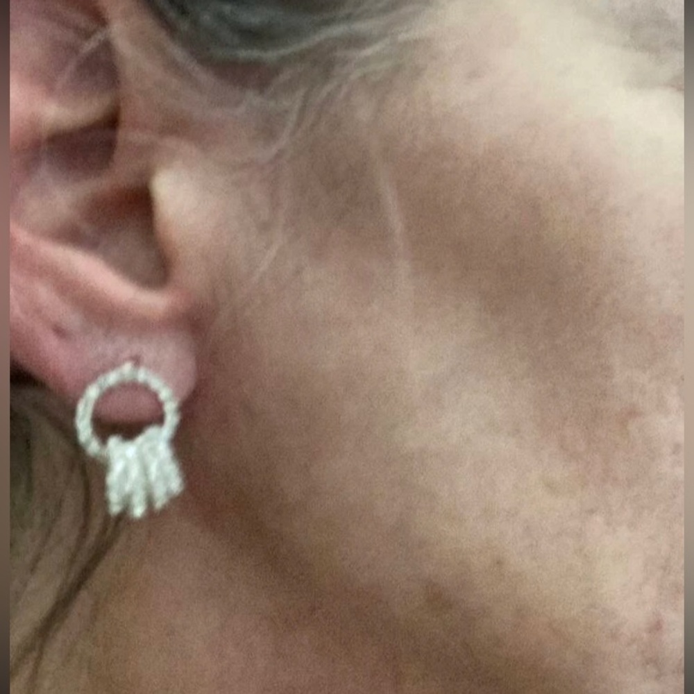 Beautiful Rhinestone Decor Earrings - Picture 4 of 14